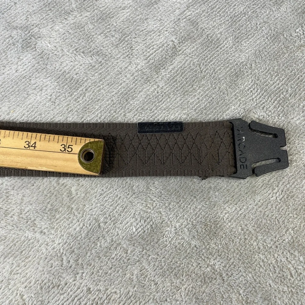 Arcade Adventure Belt Mens Adjustable Wood Grain Stretch Elastic Webbing